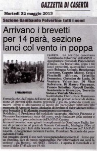 Brevettati 14 Parà Caserta