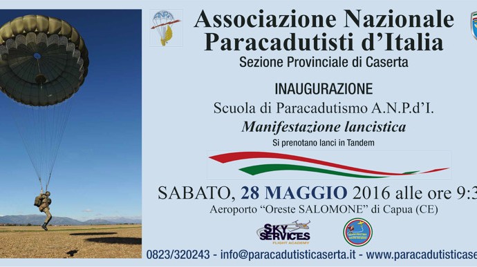 Inaugurazione Scuola di Paracadutismo A.N.P.d'I.